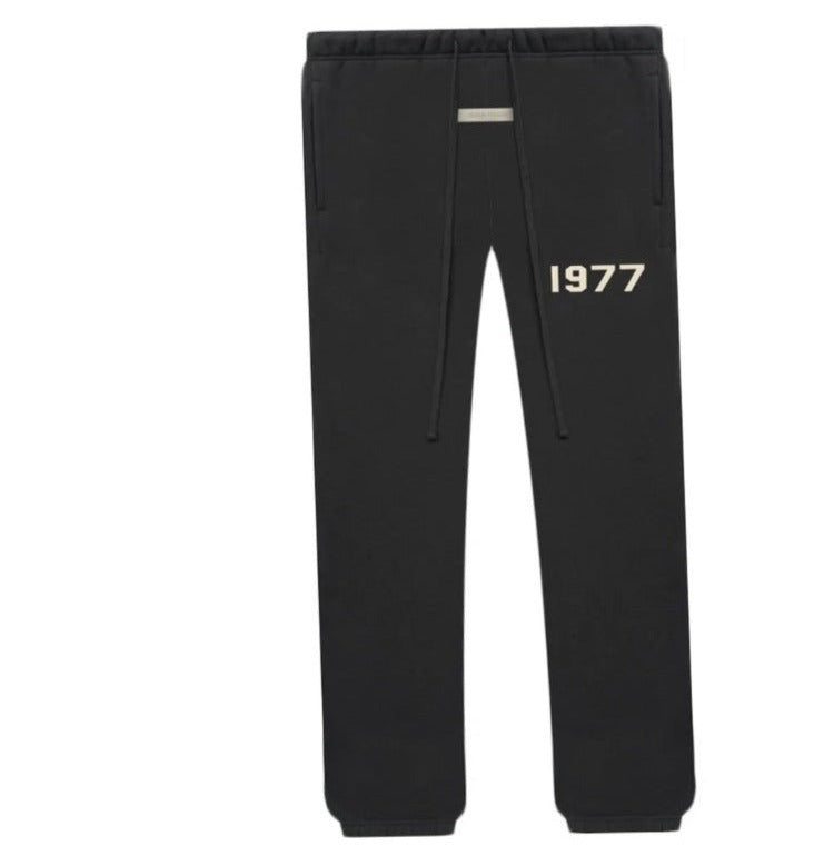 ESSENTIALS Black 1977 Sweatpants – Dels Luxury Collection