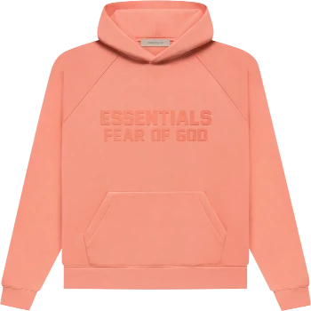 Essentials Fear of God Pink Raglan Hoodie