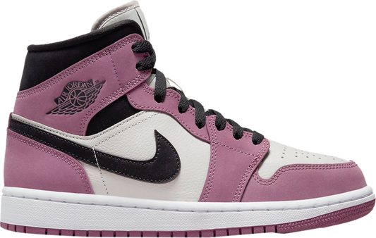 Jordan 1 Mid Berry Pink Wmns