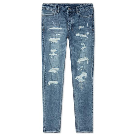 KSUBI Blue Van Winkle Ripped Jeans