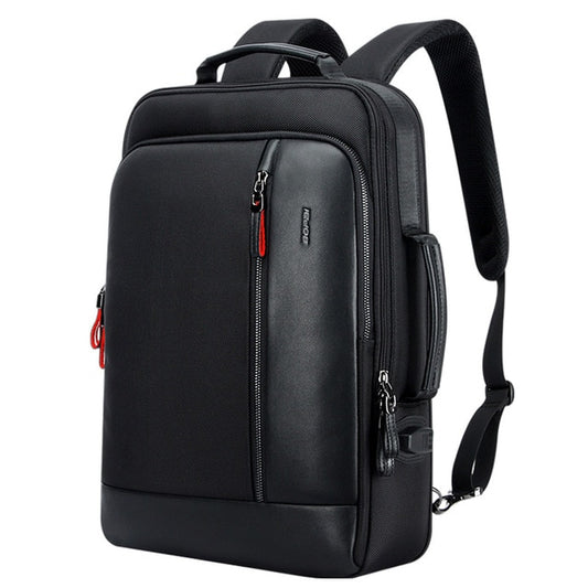 Anti Theft Enlarge Backpack USB External Charge 15.6 Inch Laptop Backpack Men Waterproof School Back Pack